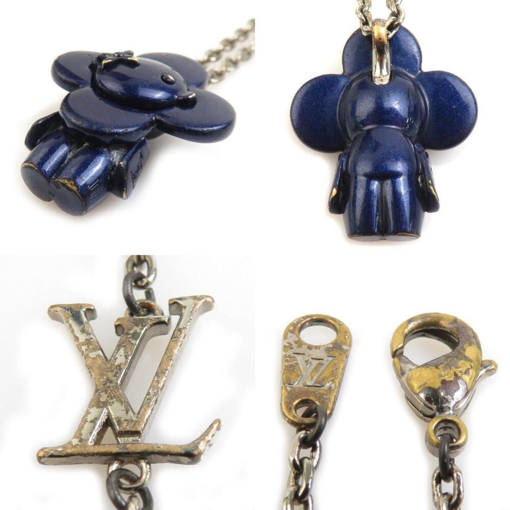 LOUIS VUITTON Blue Necklace - Picture 4 of 5
